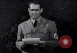Standbild Rudolf Hess bekräftigt Hitlers Glauben in die Sturmabteilung Königsberg Deutschland, 1934, aus Sekunde 19 historischem Filmmaterial Videoclip 65675039019