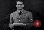 Standbild Rudolf Hess bekräftigt Hitlers Glauben in die Sturmabteilung Königsberg Deutschland, 1934, aus Sekunde 20 historischem Filmmaterial Videoclip 65675039019
