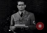 Standbild Rudolf Hess bekräftigt Hitlers Glauben in die Sturmabteilung Königsberg Deutschland, 1934, aus Sekunde 24 historischem Filmmaterial Videoclip 65675039019