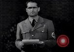 Standbild Rudolf Hess bekräftigt Hitlers Glauben in die Sturmabteilung Königsberg Deutschland, 1934, aus Sekunde 25 historischem Filmmaterial Videoclip 65675039019