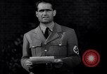 Standbild Rudolf Hess bekräftigt Hitlers Glauben in die Sturmabteilung Königsberg Deutschland, 1934, aus Sekunde 26 historischem Filmmaterial Videoclip 65675039019