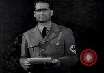 Standbild Rudolf Hess bekräftigt Hitlers Glauben in die Sturmabteilung Königsberg Deutschland, 1934, aus Sekunde 27 historischem Filmmaterial Videoclip 65675039019