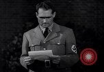 Standbild Rudolf Hess bekräftigt Hitlers Glauben in die Sturmabteilung Königsberg Deutschland, 1934, aus Sekunde 28 historischem Filmmaterial Videoclip 65675039019
