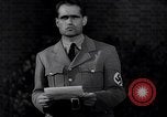 Standbild Rudolf Hess bekräftigt Hitlers Glauben in die Sturmabteilung Königsberg Deutschland, 1934, aus Sekunde 36 historischem Filmmaterial Videoclip 65675039019
