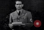 Standbild Rudolf Hess bekräftigt Hitlers Glauben in die Sturmabteilung Königsberg Deutschland, 1934, aus Sekunde 37 historischem Filmmaterial Videoclip 65675039019