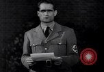 Standbild Rudolf Hess bekräftigt Hitlers Glauben in die Sturmabteilung Königsberg Deutschland, 1934, aus Sekunde 38 historischem Filmmaterial Videoclip 65675039019