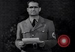 Standbild Rudolf Hess bekräftigt Hitlers Glauben in die Sturmabteilung Königsberg Deutschland, 1934, aus Sekunde 39 historischem Filmmaterial Videoclip 65675039019