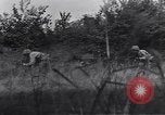Standbild United States Army 119th Infantry Soldaten Mortain Frankreich, 1944, aus Sekunde 12 historischem Filmmaterial Videoclip 65675039023