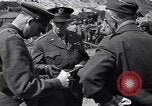 Standbild Obersten Alliierten Befehlshaber General Dwight D Normandie Frankreich, 1944, aus Sekunde 43 historischem Filmmaterial Videoclip 65675039027