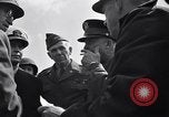 Standbild Obersten Alliierten Befehlshaber General Dwight D Normandie Frankreich, 1944, aus Sekunde 53 historischem Filmmaterial Videoclip 65675039027