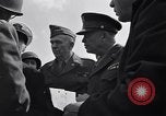 Standbild Obersten Alliierten Befehlshaber General Dwight D Normandie Frankreich, 1944, aus Sekunde 56 historischem Filmmaterial Videoclip 65675039027