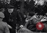 Standbild Winston Churchill bald nach der Invasion der Normandie Frankreich, 1944, aus Sekunde 4 historischem Filmmaterial Videoclip 65675039029