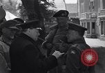 Standbild Winston Churchill bald nach der Invasion der Normandie Frankreich, 1944, aus Sekunde 34 historischem Filmmaterial Videoclip 65675039029