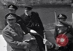 Standbild Winston Churchill bald nach der Invasion der Normandie Frankreich, 1944, aus Sekunde 62 historischem Filmmaterial Videoclip 65675039029