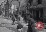 Standbild Französische Feuerwehrleute Zweiten Weltkrieg Carentan Normandie Frankreich, 1944, aus Sekunde 37 historischem Filmmaterial Videoclip 65675039037