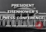 Image of President Eisenhower Washington DC USA, 1956, second 7 stock footage video 65675039052