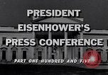 Image of President Eisenhower Washington DC USA, 1956, second 10 stock footage video 65675039052