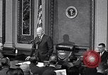 Image of President Eisenhower Washington DC USA, 1956, second 39 stock footage video 65675039052