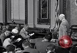 Image of President Eisenhower Washington DC USA, 1956, second 49 stock footage video 65675039056