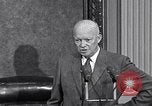 Image of President Eisenhower Washington DC USA, 1956, second 53 stock footage video 65675039058