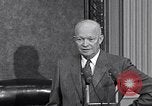 Image of President Eisenhower Washington DC USA, 1956, second 56 stock footage video 65675039058