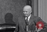 Image of President Eisenhower Washington DC USA, 1956, second 57 stock footage video 65675039058