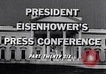 Image of President Eisenhower speaks about desegregation Washington DC USA, 1956, second 7 stock footage video 65675039059