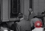Image of President Eisenhower speaks about desegregation Washington DC USA, 1956, second 34 stock footage video 65675039059