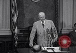Image of President Eisenhower speaks about desegregation Washington DC USA, 1956, second 37 stock footage video 65675039059