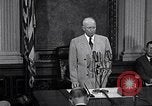 Image of President Eisenhower speaks about desegregation Washington DC USA, 1956, second 41 stock footage video 65675039059