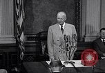 Image of President Eisenhower speaks about desegregation Washington DC USA, 1956, second 42 stock footage video 65675039059