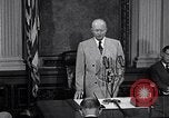 Image of President Eisenhower speaks about desegregation Washington DC USA, 1956, second 43 stock footage video 65675039059