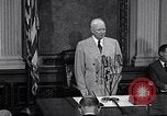 Image of President Eisenhower speaks about desegregation Washington DC USA, 1956, second 44 stock footage video 65675039059