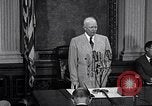Image of President Eisenhower speaks about desegregation Washington DC USA, 1956, second 45 stock footage video 65675039059
