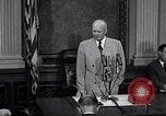 Image of President Eisenhower speaks about desegregation Washington DC USA, 1956, second 48 stock footage video 65675039059