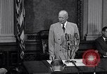 Image of President Eisenhower speaks about desegregation Washington DC USA, 1956, second 49 stock footage video 65675039059