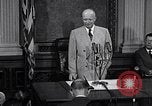 Image of President Eisenhower speaks about desegregation Washington DC USA, 1956, second 60 stock footage video 65675039059