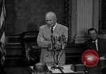 Image of President Eisenhower Washington DC USA, 1956, second 39 stock footage video 65675039060
