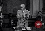 Image of President Eisenhower Washington DC USA, 1956, second 40 stock footage video 65675039060