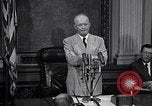 Image of President Eisenhower Washington DC USA, 1956, second 58 stock footage video 65675039060