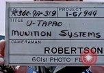 Image of Airmen at monitoring stations inside munitions storage facility U-Tapao Royal Thai Air Force Base Thailand, 1969, second 5 stock footage video 65675039061