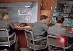 Image of Airmen at monitoring stations inside munitions storage facility U-Tapao Royal Thai Air Force Base Thailand, 1969, second 44 stock footage video 65675039061