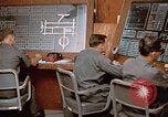 Image of Airmen at monitoring stations inside munitions storage facility U-Tapao Royal Thai Air Force Base Thailand, 1969, second 46 stock footage video 65675039061