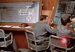 Image of Airmen at monitoring stations inside munitions storage facility U-Tapao Royal Thai Air Force Base Thailand, 1969, second 58 stock footage video 65675039061