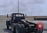 Image of semi tractor U-Tapao Royal Thai Air Force Base Thailand, 1969, second 9 stock footage video 65675039065