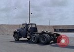 Image of semi tractor U-Tapao Royal Thai Air Force Base Thailand, 1969, second 24 stock footage video 65675039065