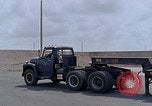 Image of semi tractor U-Tapao Royal Thai Air Force Base Thailand, 1969, second 28 stock footage video 65675039065