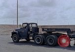 Image of semi tractor U-Tapao Royal Thai Air Force Base Thailand, 1969, second 30 stock footage video 65675039065