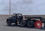 Image of semi tractor U-Tapao Royal Thai Air Force Base Thailand, 1969, second 32 stock footage video 65675039065