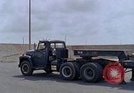 Image of semi tractor U-Tapao Royal Thai Air Force Base Thailand, 1969, second 36 stock footage video 65675039065
